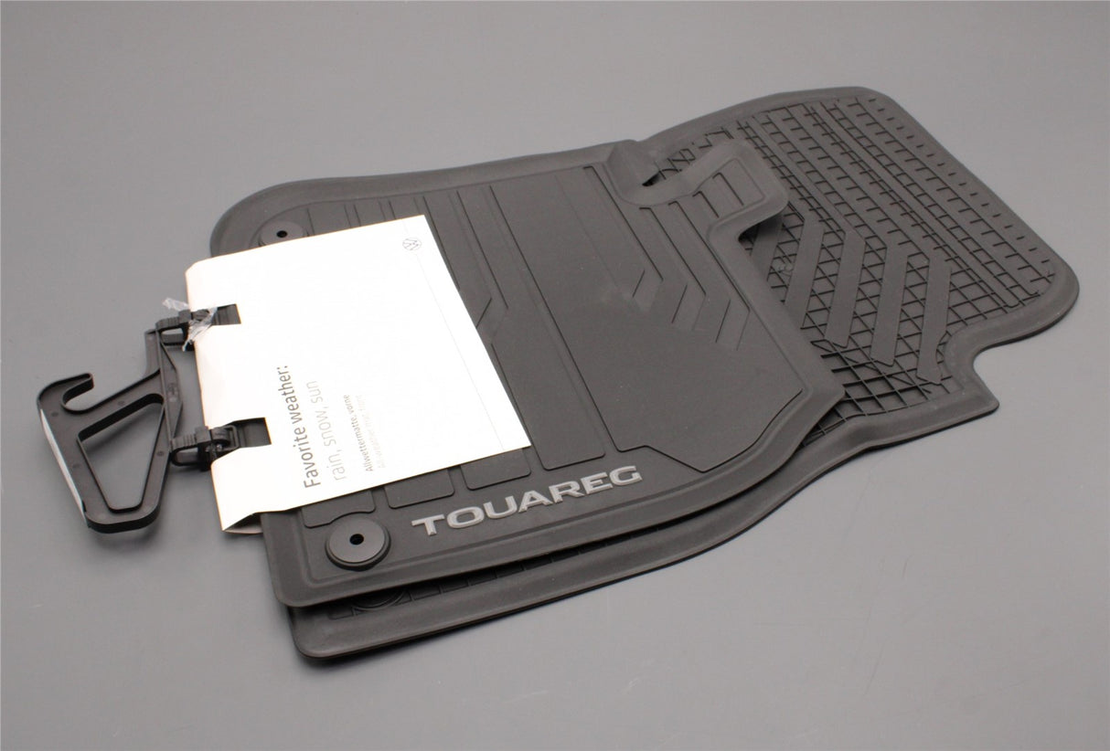 Genuine VW Touareg 2018-Onward front rubber floor mat set (RHD) 762061502 82V