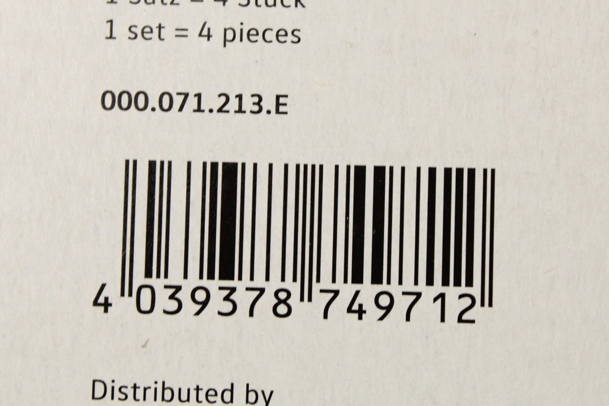 VW Golf MK7 MK7.5 MK8 GTI dynamic centre caps (x4) 000071213E