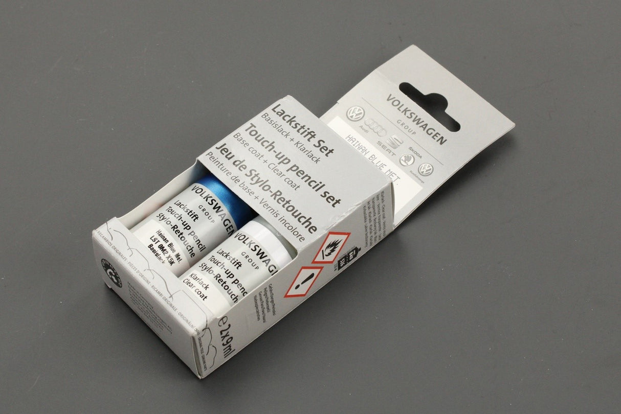 VW touch up paint set Hainan blue (x2 9ML) LST0M2X5K