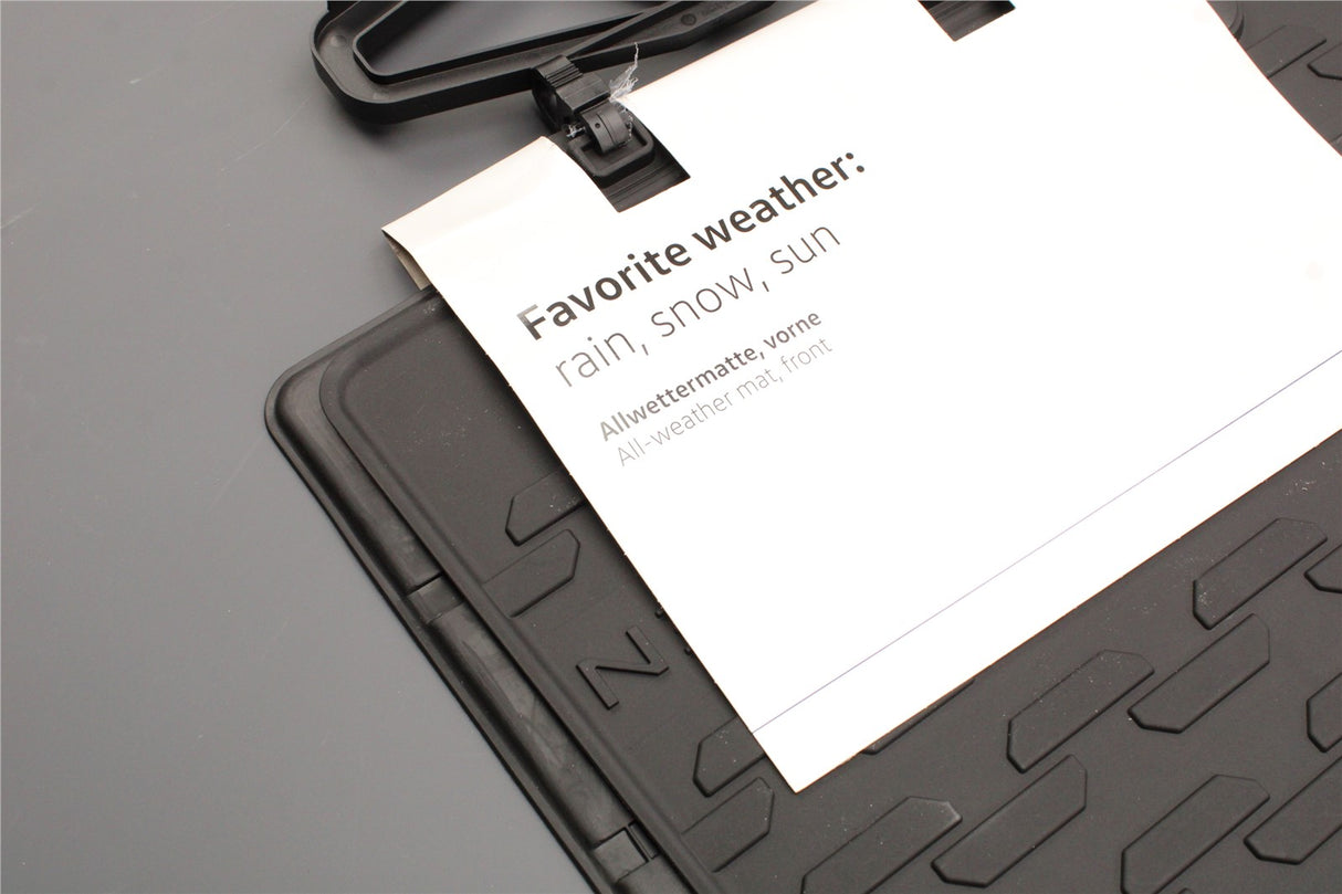 Genuine VW Transporter T6.1 2020-24 rubber floor mats set (front) 7H2061502 82V