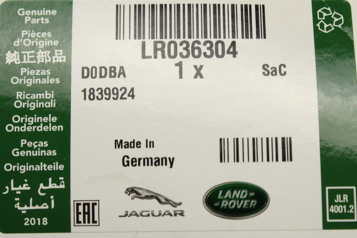 Land Rover Range Rover Discovery 5 Velar 2013-on idler pulley LR036304