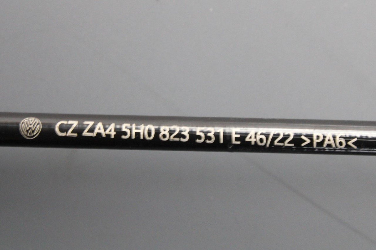 VW Golf MK8 2020-on bonnet release cable (front section) 5H0823531E