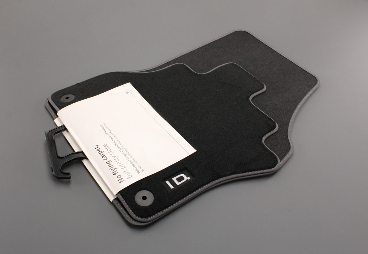 VW ID.Buzz 2023-on RHD premium textile floor mats (front) 1T4061275 WGK