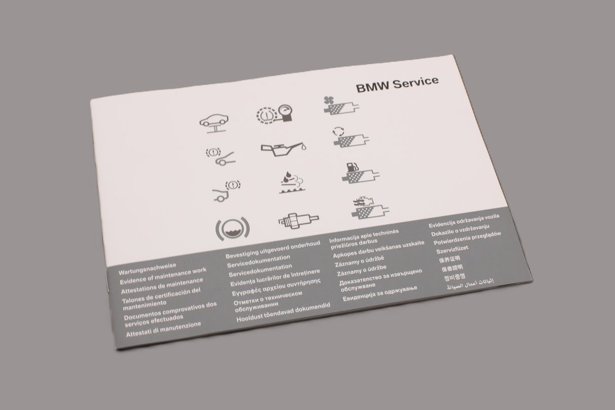 BMW service book 01492602175