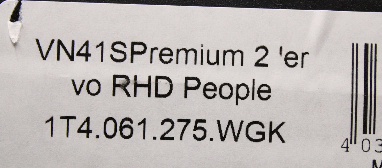 VW ID.Buzz 2023-on RHD premium textile floor mats (front) 1T4061275 WGK
