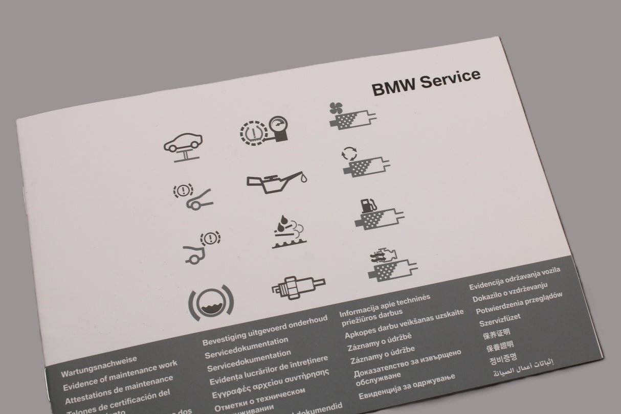BMW service book 01492602175