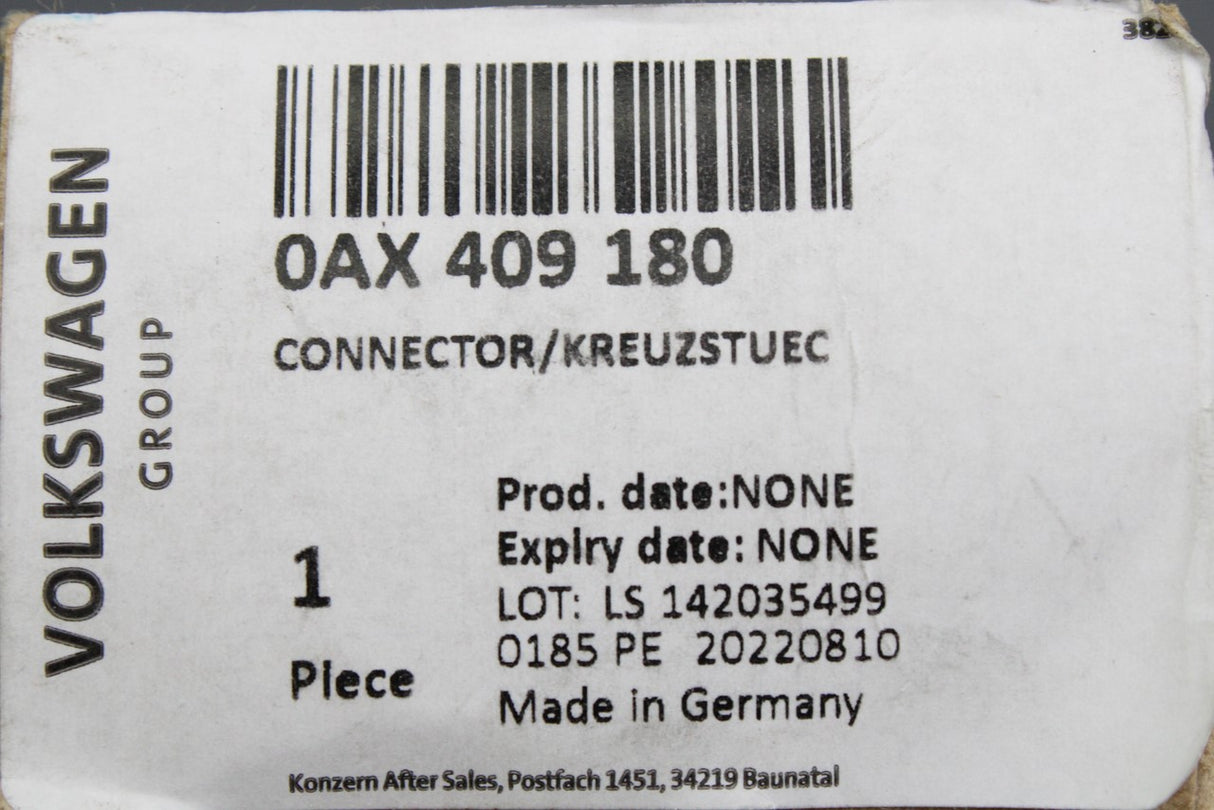 VW Audi Skoda SEAT 4 way connector 0AX409180