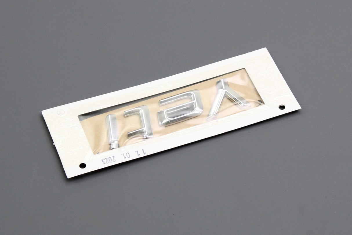 Skoda Yeti 2010-2013 rear boot lid 'YETI' badge (chrome) 5L0853687 739