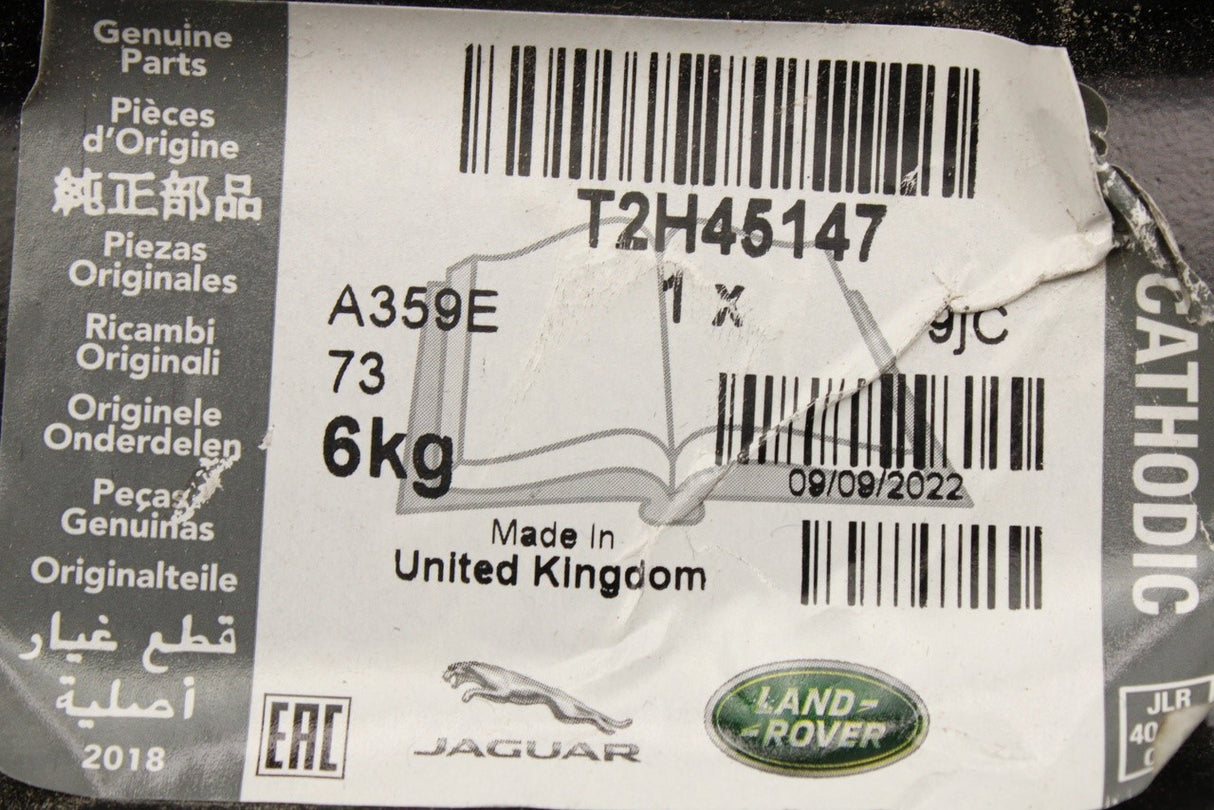 Jaguar XE XF 2015-on bumper beam crash bar (front) T2H45147