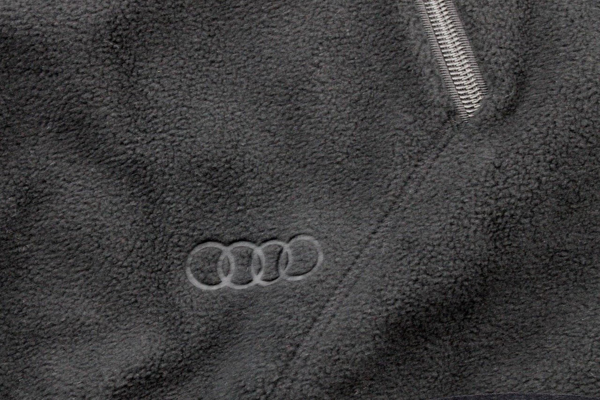Audi Quattro Men's fleece jacket Black (Large) 3131700604