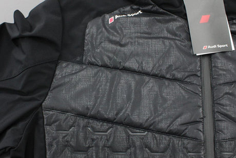Audi Sport Men's Hybrid Jacket Ultrasonic Black (Large) 3131702204