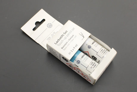 VW Up! touch up paint set x2 9ml teal blue LC5A LST0U2C5A