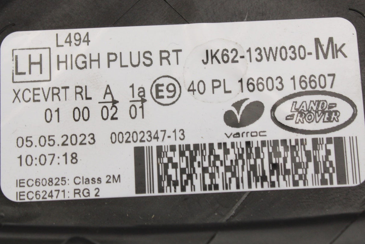 Range Rover Sport L494 2014-22 LED headlight (left, LHD) LR169909