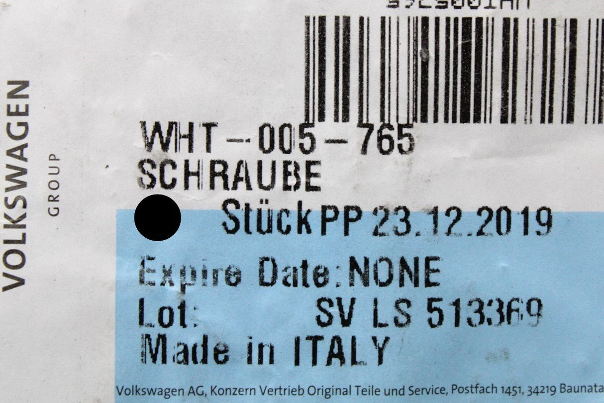 VW Transporter T5.1 T6 T6.1 4motion rear diff oil seal plug WHT005765