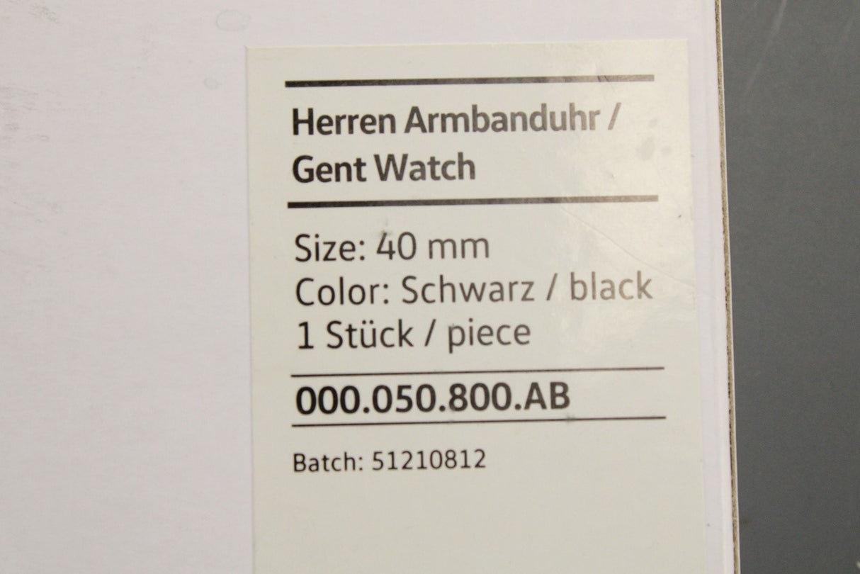 VW accessory men's analogue watch 000050800AB