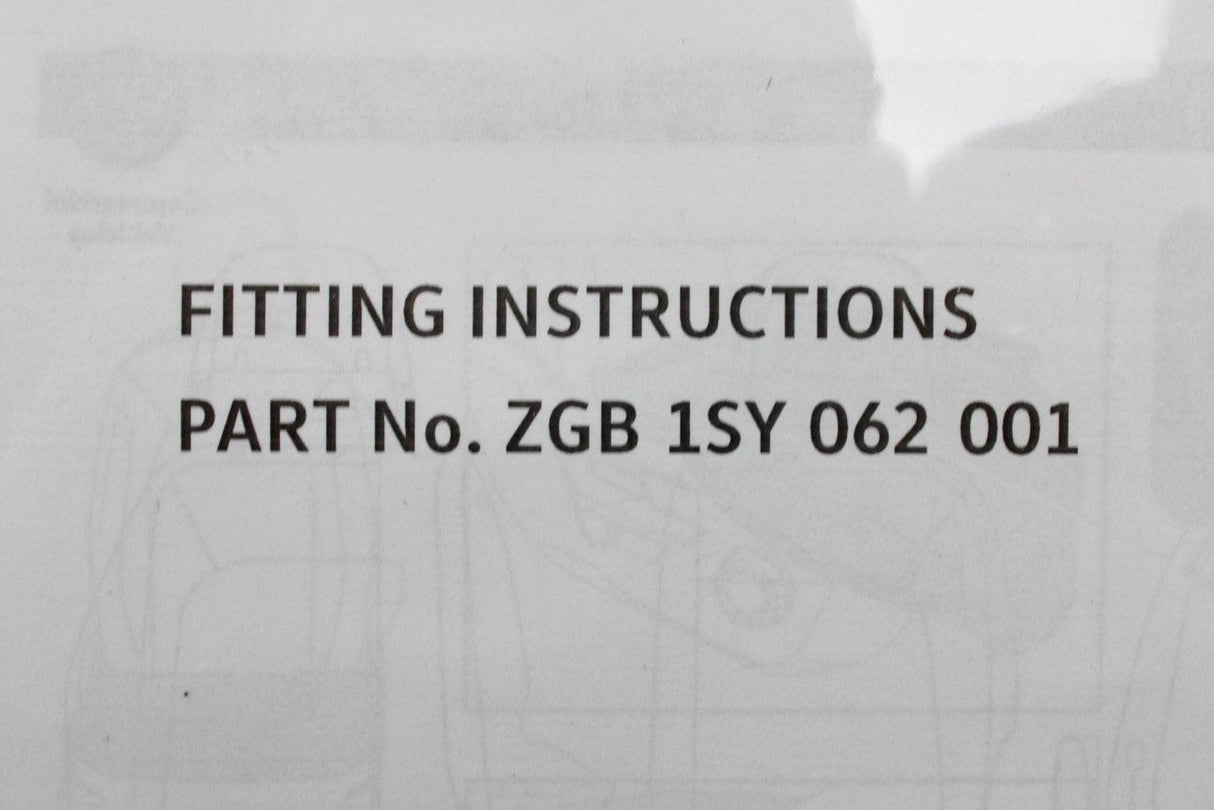 VW Crafter 2017-on front seat covers 1+2 folding front seat ZGB1SY062001