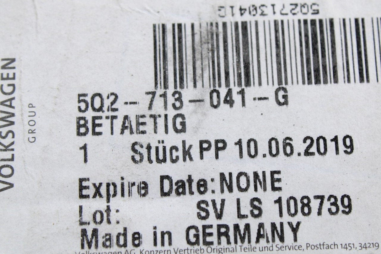 Skoda Octavia 18-on SEAT Leon gear selector mechanism (DSG) 5Q2713041G