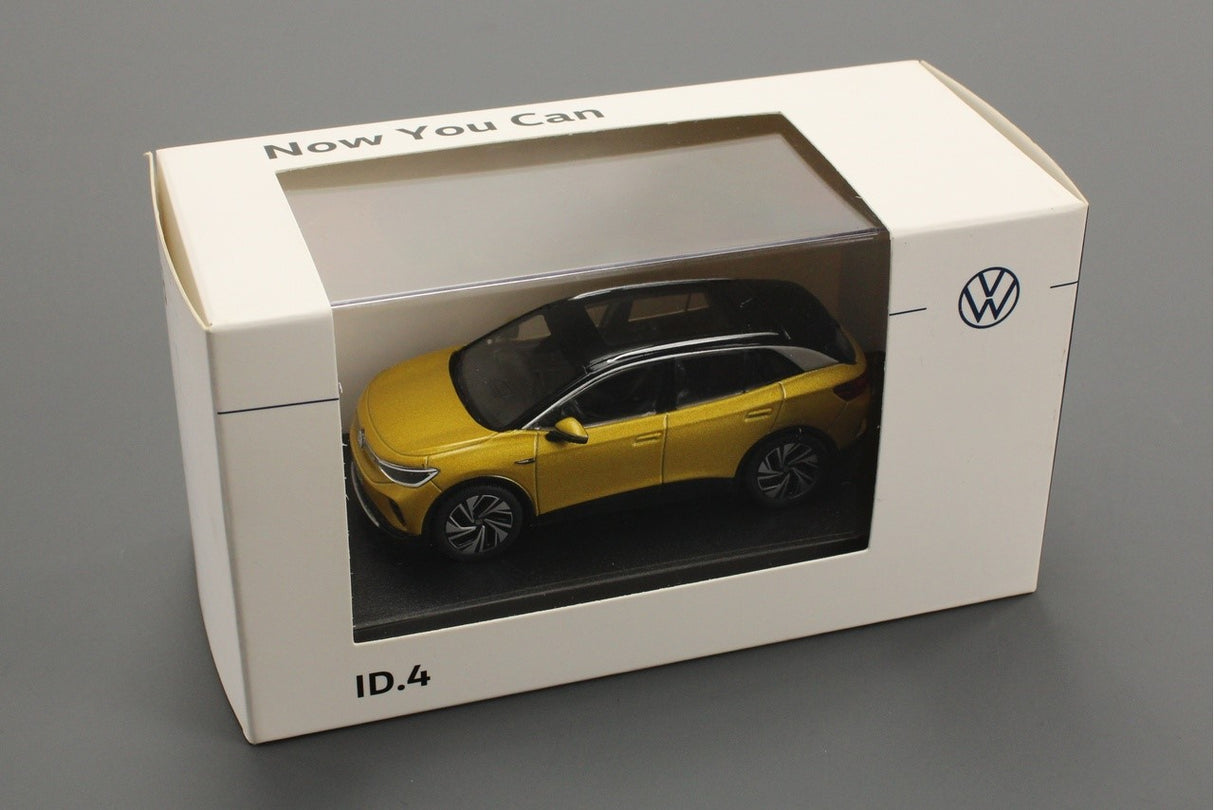 VW ID.4 model car honey yellow (1:43 scale) 11A099300 B1W