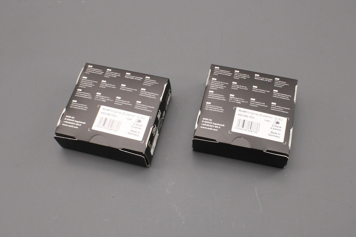 Audi S-logo LED projector entry puddle lights (x4 bundle) 4G0052133J