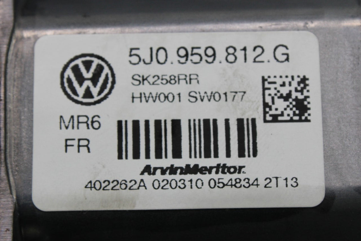 Skoda Roomster 06-10 window regulator motor (right rear) 5J0959812G SK2