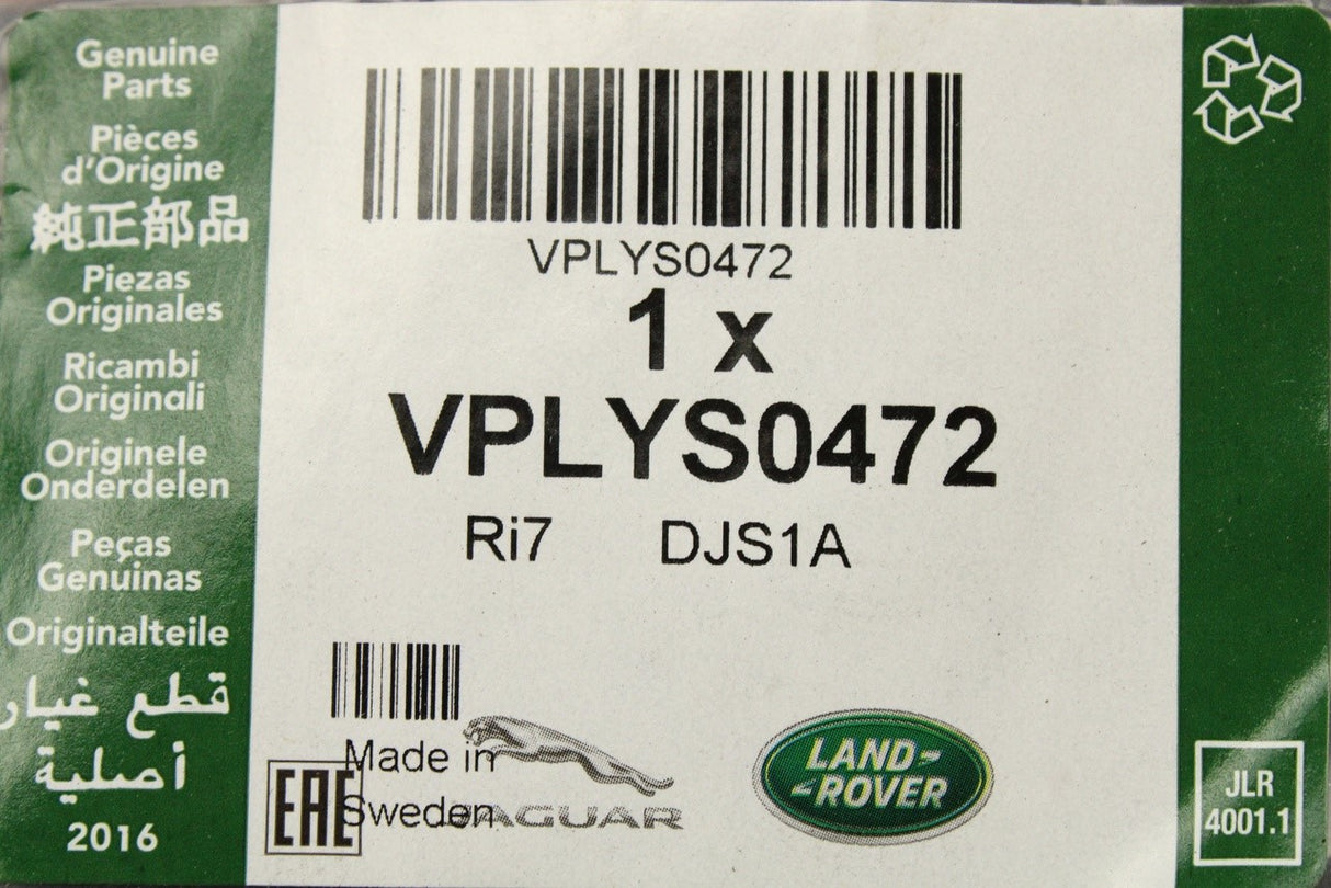 Range Rover Velar 2017-on luggage compartment boot liner VPLYS0472