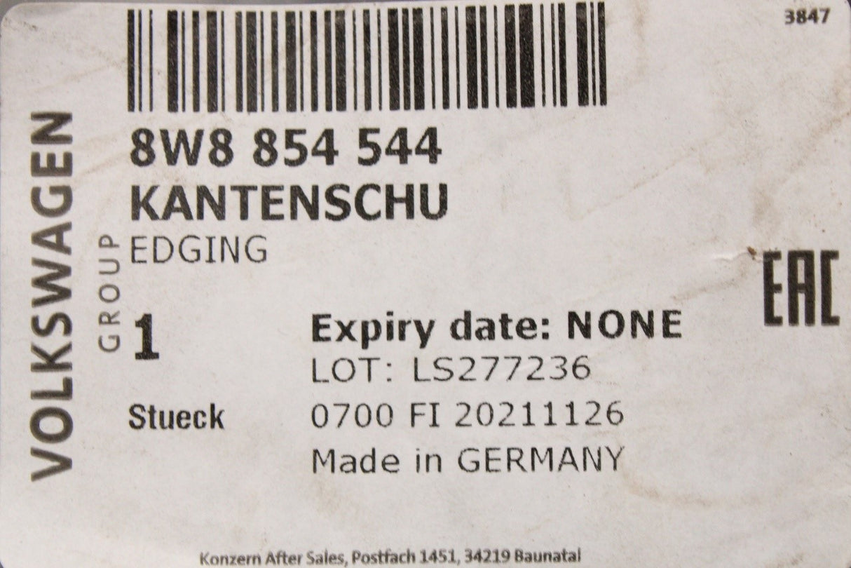 Audi A5 S5 RS5 Sportback 17-on upper door protection (right) 8W8854544