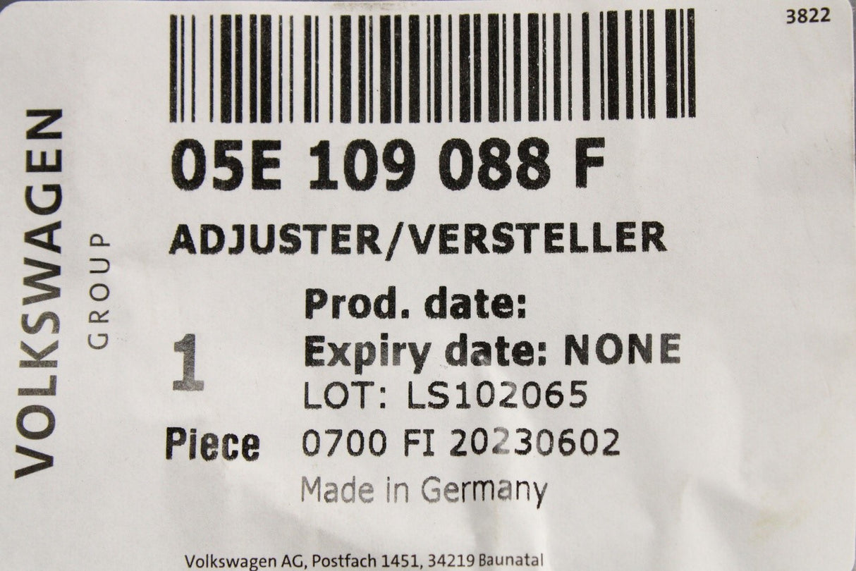 VW T-Roc Audi Skoda SEAT camshaft adjuster unit (1.5 TSI) 05E109088F
