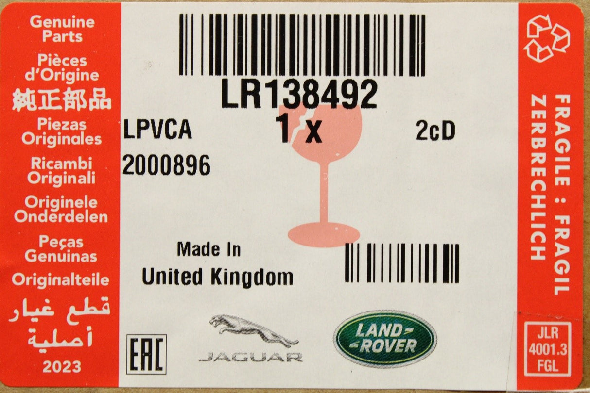 Land Rover Discovery 5 2017-on wheel arch moulding (rear right) LR138492