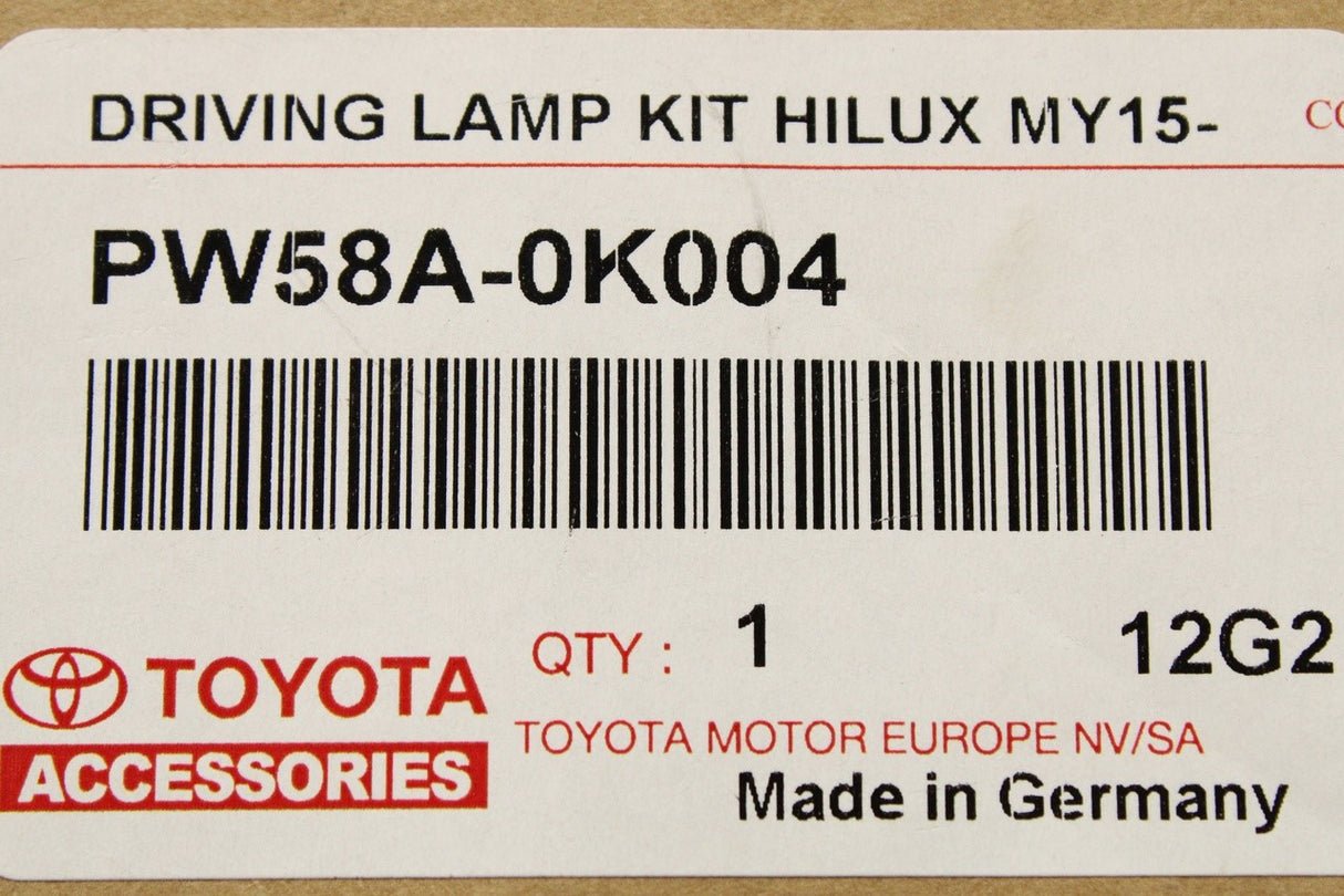 Toyota Hilux 2015-on driving spot lamp light kit (front) PW58A-0K004