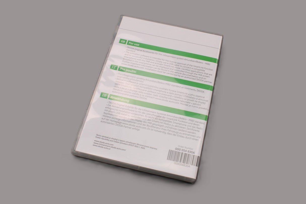 Skoda Smart Link + activation document 000054830A