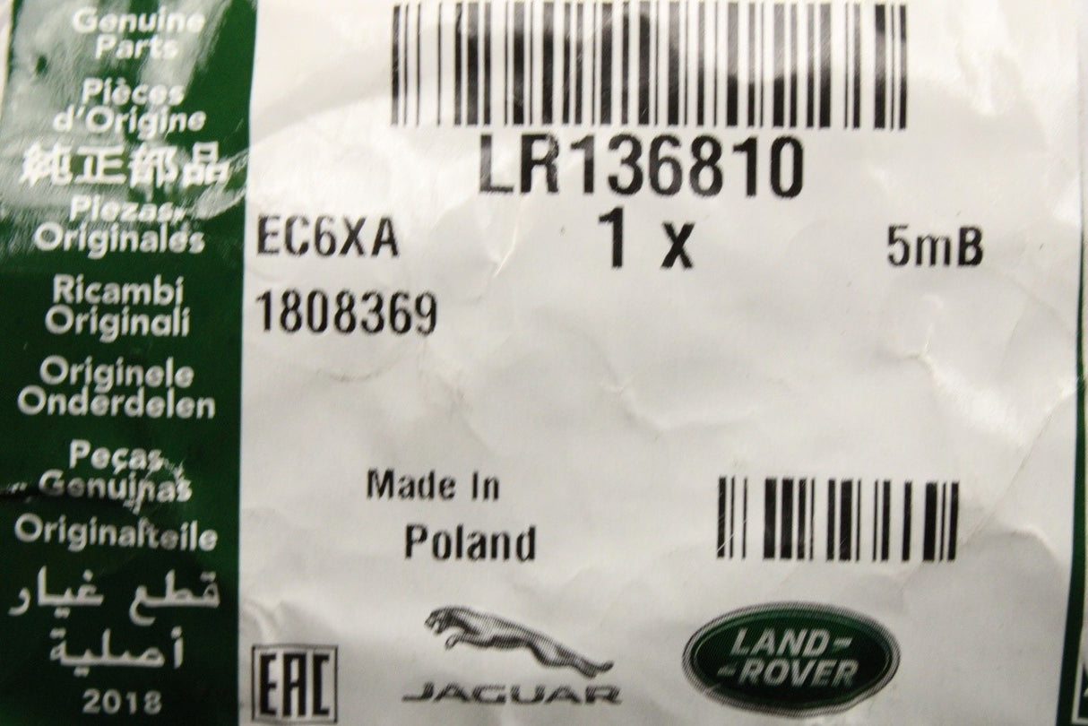 Land Rover Discovery Sport 2015-on door seal (rear right) LR136810