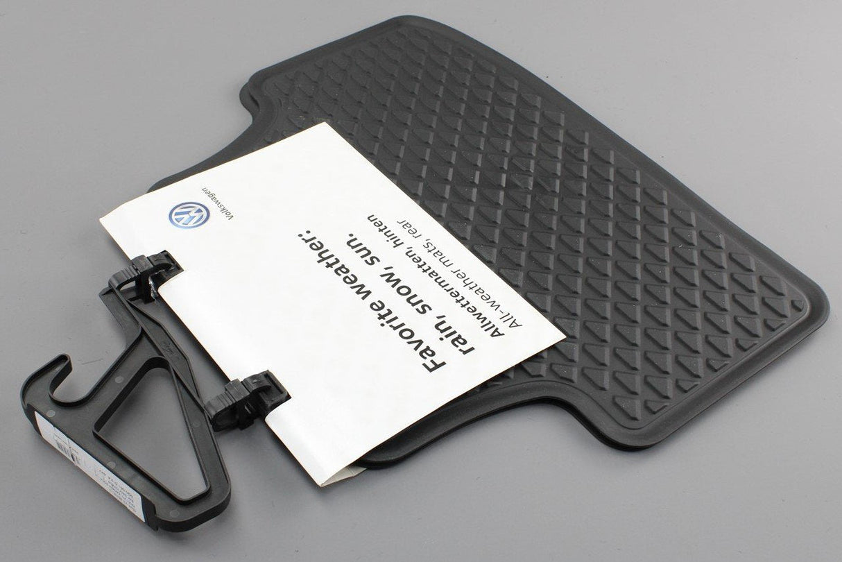 VW Golf MK7 MK7.5 2013-20 rear rubber floor mats set 5G0061512A 82V