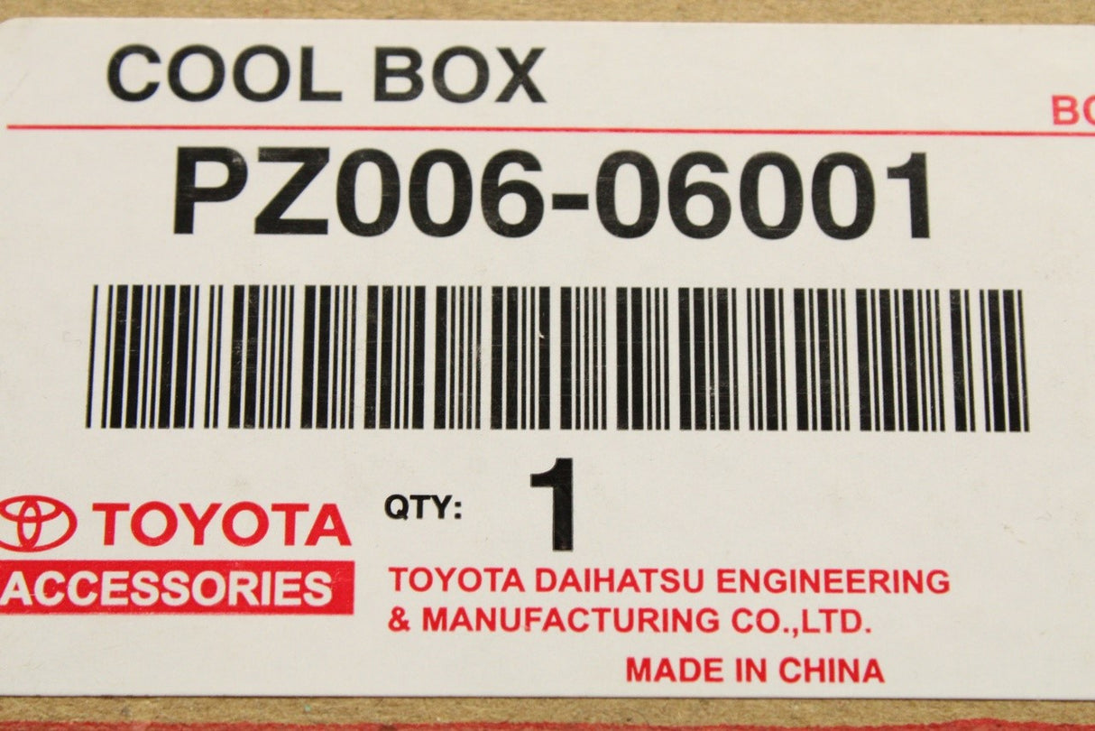 Toyota 12V slim-line cool box (7.5 litre) PZ006-06001