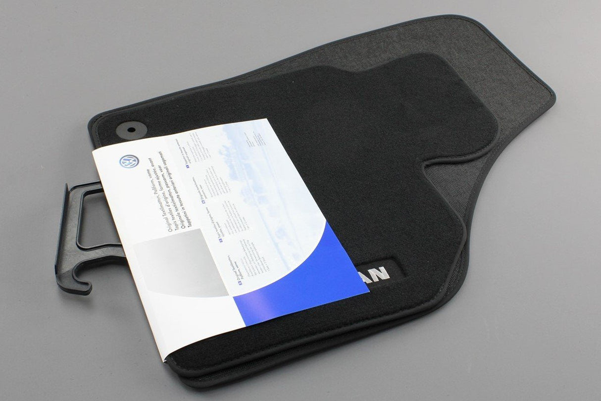 VW Tiguan 2007-2016 front premium floor mats black (RHD) 5N2061275P WGK