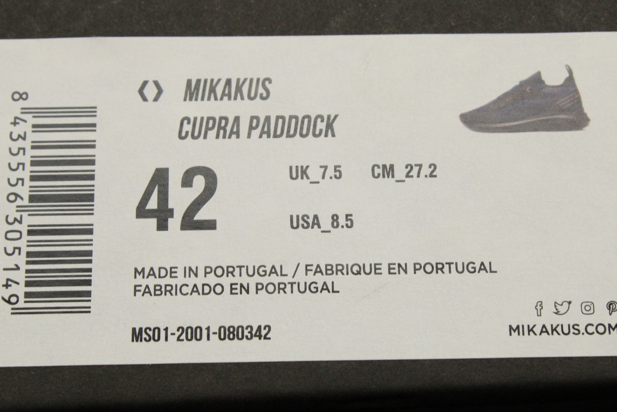 CUPRA Mikakus paddock trainers (size 7.5 UK) 6H3084351F LAJ