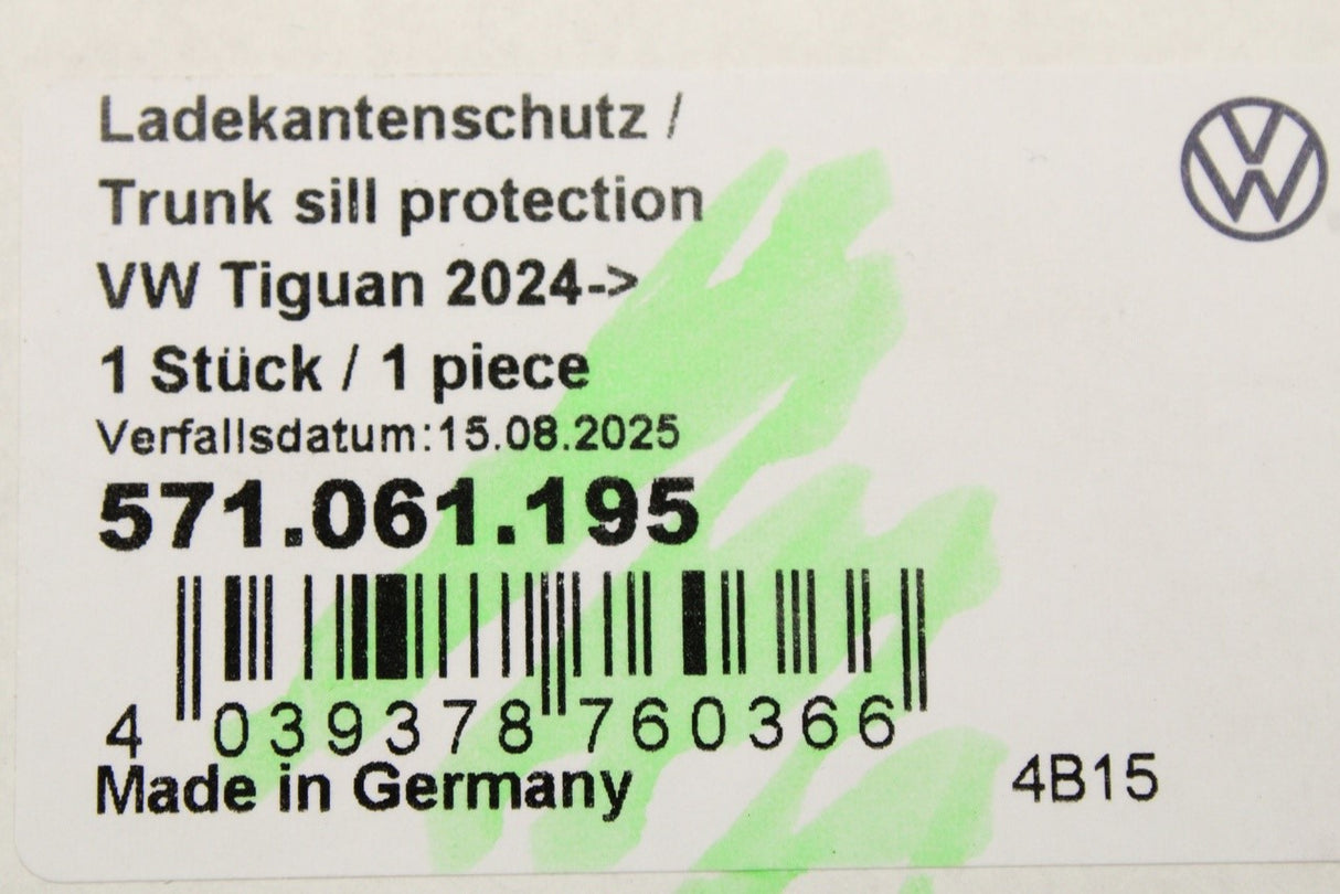 VW Tiguan 2024-on bumper load edge protector (rear) 571061195