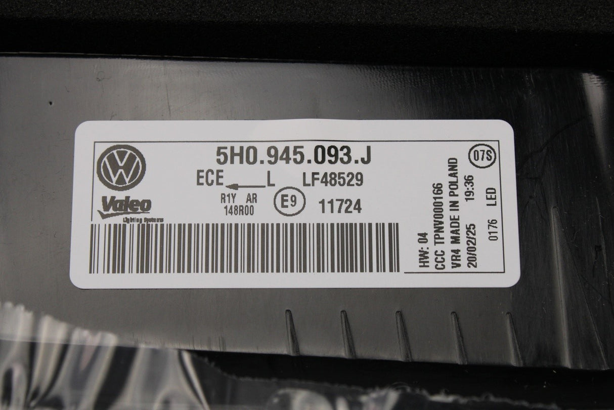 VW Golf MK8.5 2024-on RHD LED tail light (inner left) 5H0945093J