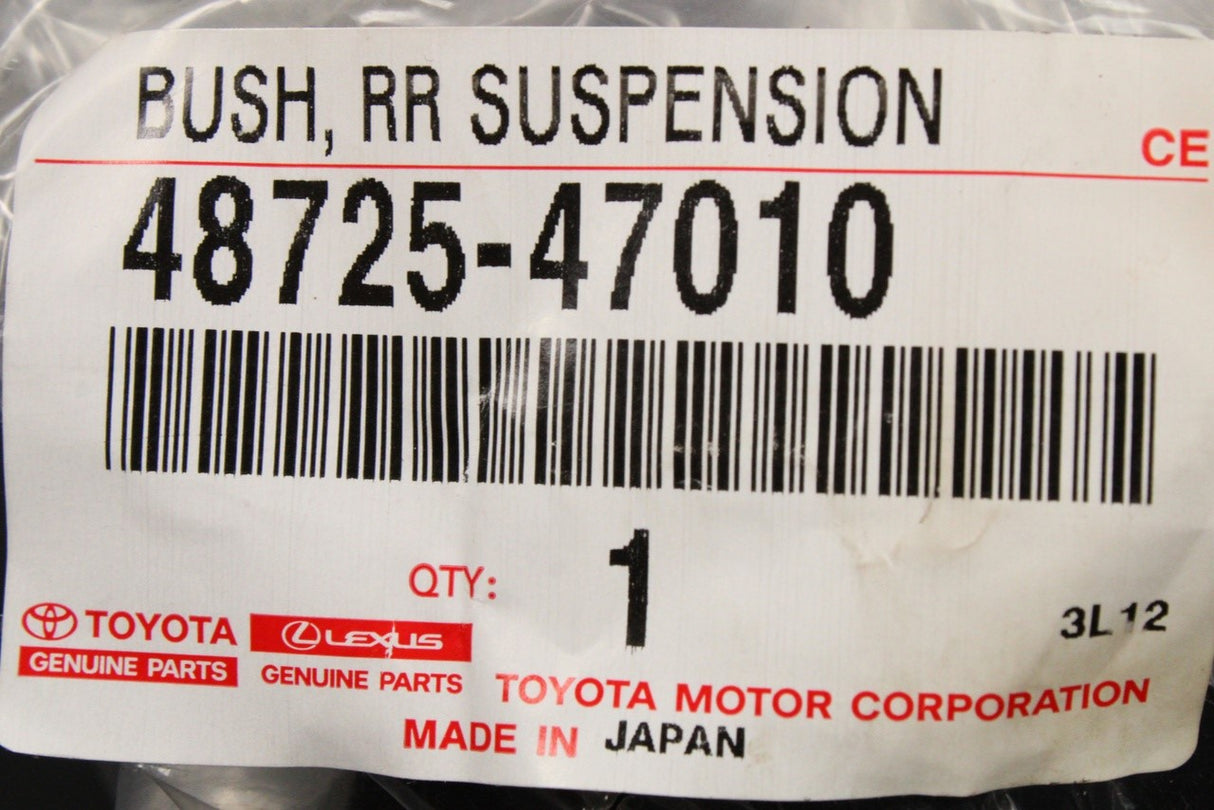 Toyota Corolla 02-08 Prius 03-09 rear axle subframe bush 48725-47010
