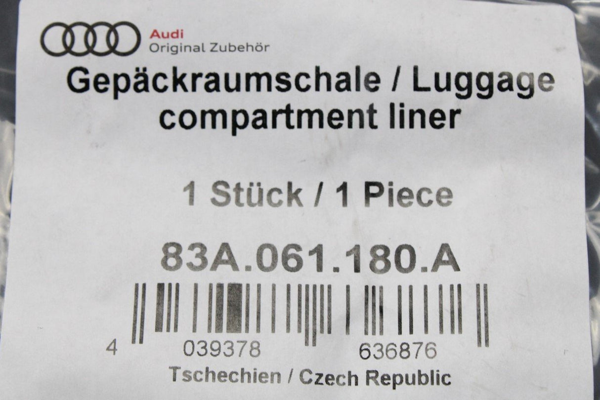 Audi Q3 2019-on boot load liner cargo mat 83A061180A