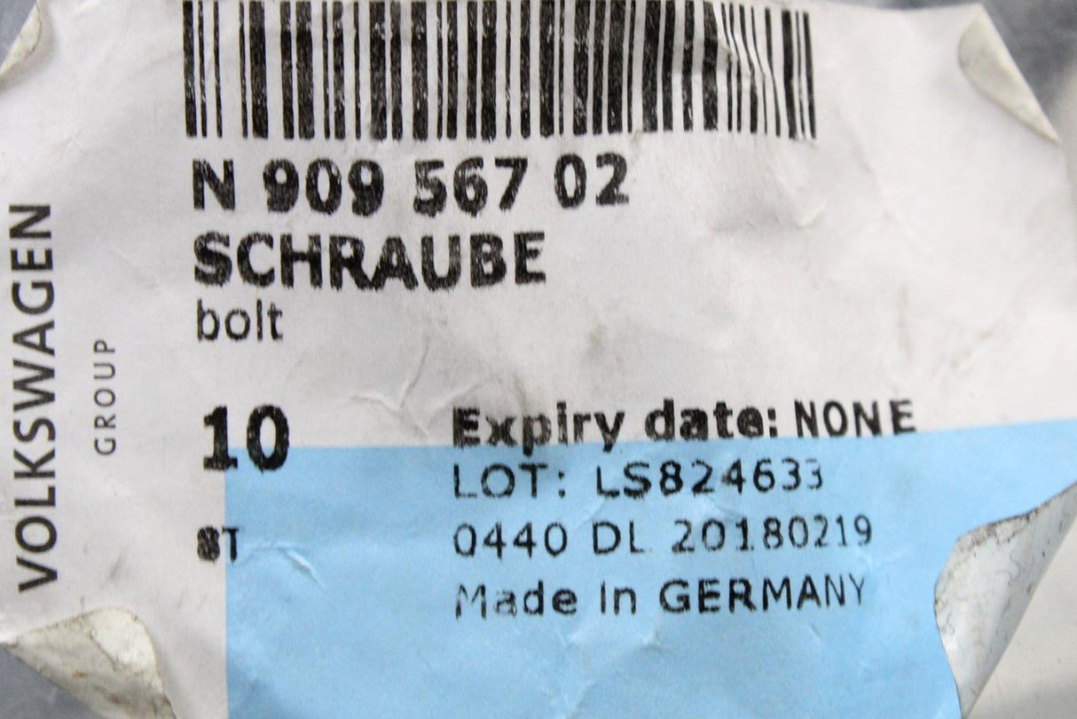 VW Audi Skoda SEAT hexagon collared bolt M10x35 N90956702