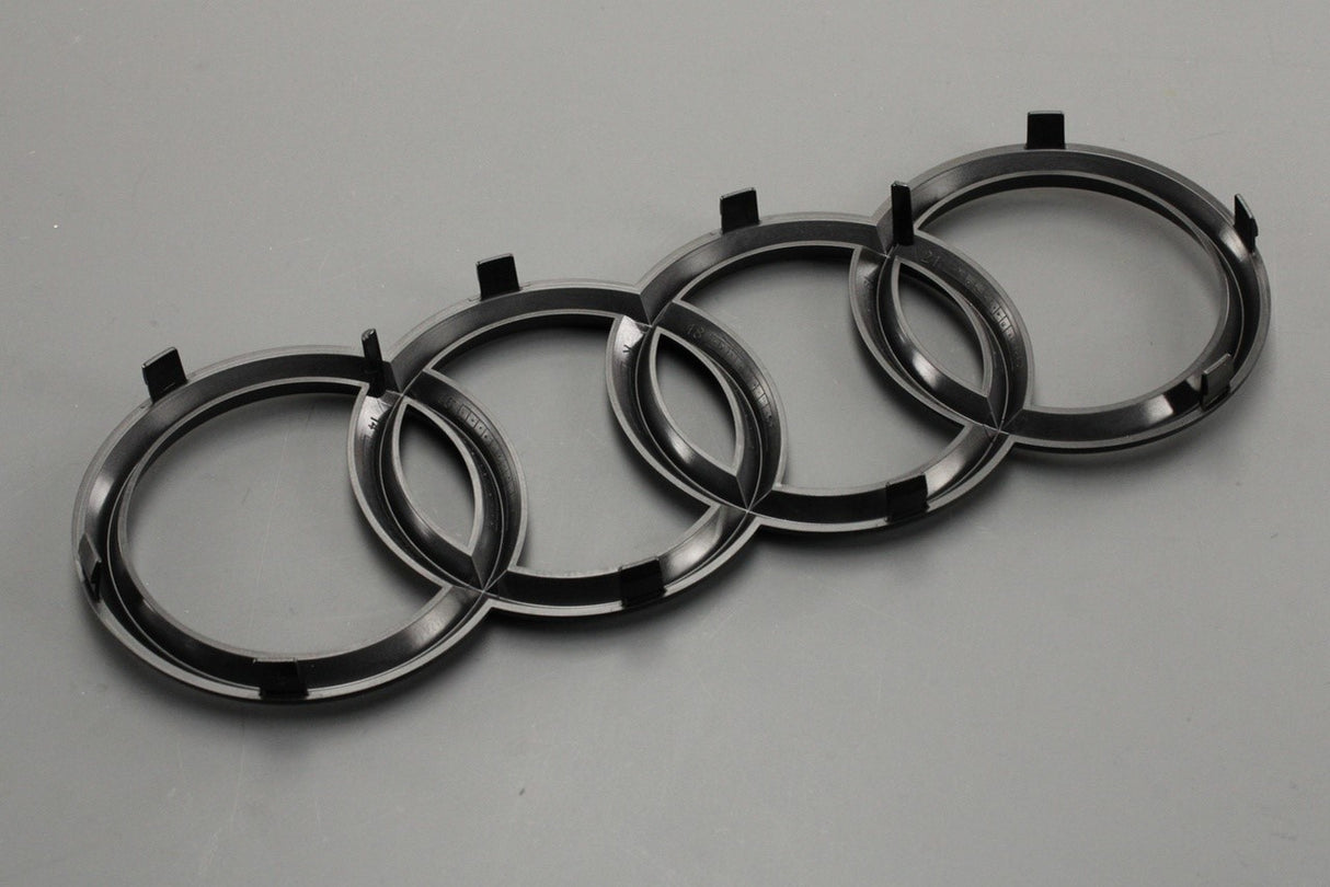 Audi Q7 SQ7 2020-on front Audi rings badge emblem (black) 4M0071801