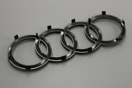 Audi Q7 SQ7 2020-on front Audi rings badge emblem (black) 4M0071801