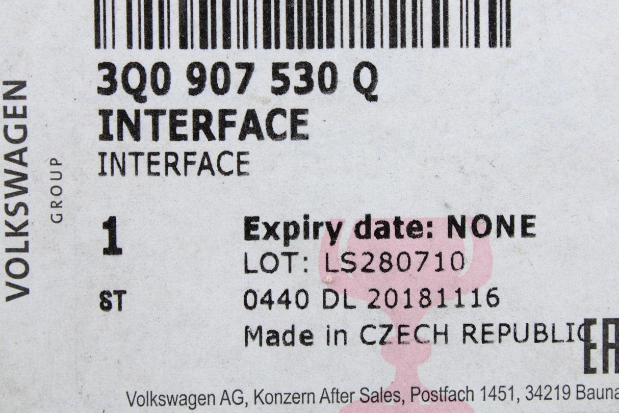 VW Audi Skoda SEAT data gateway control module unit (x1) 3Q0907530Q