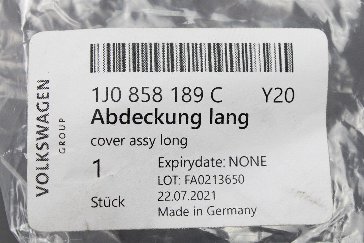 VW Beetle Golf MK4 Bora Transporter Seat belt plastic trim 1J0858189D Y20