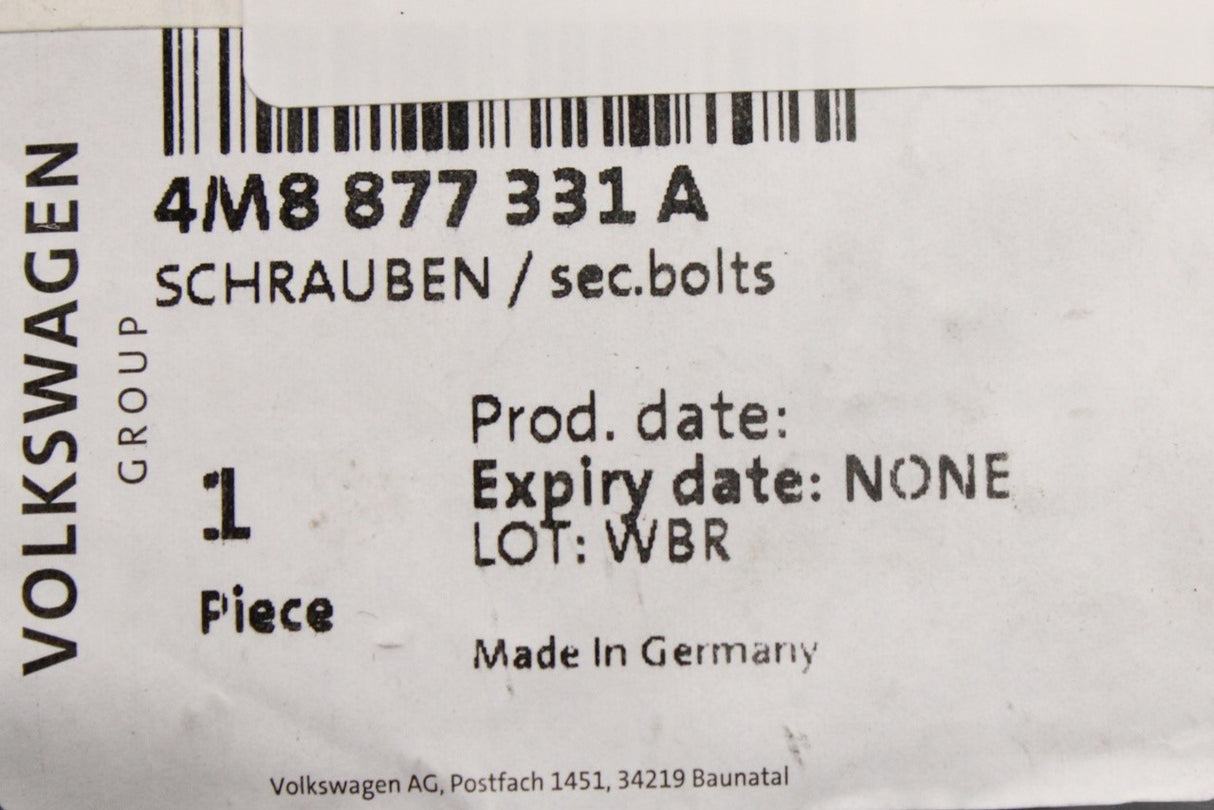 Audi e-tron Q3 Q4 Q5 Q8 RSQ8 sunroof glass fixing screws 4M8877331A