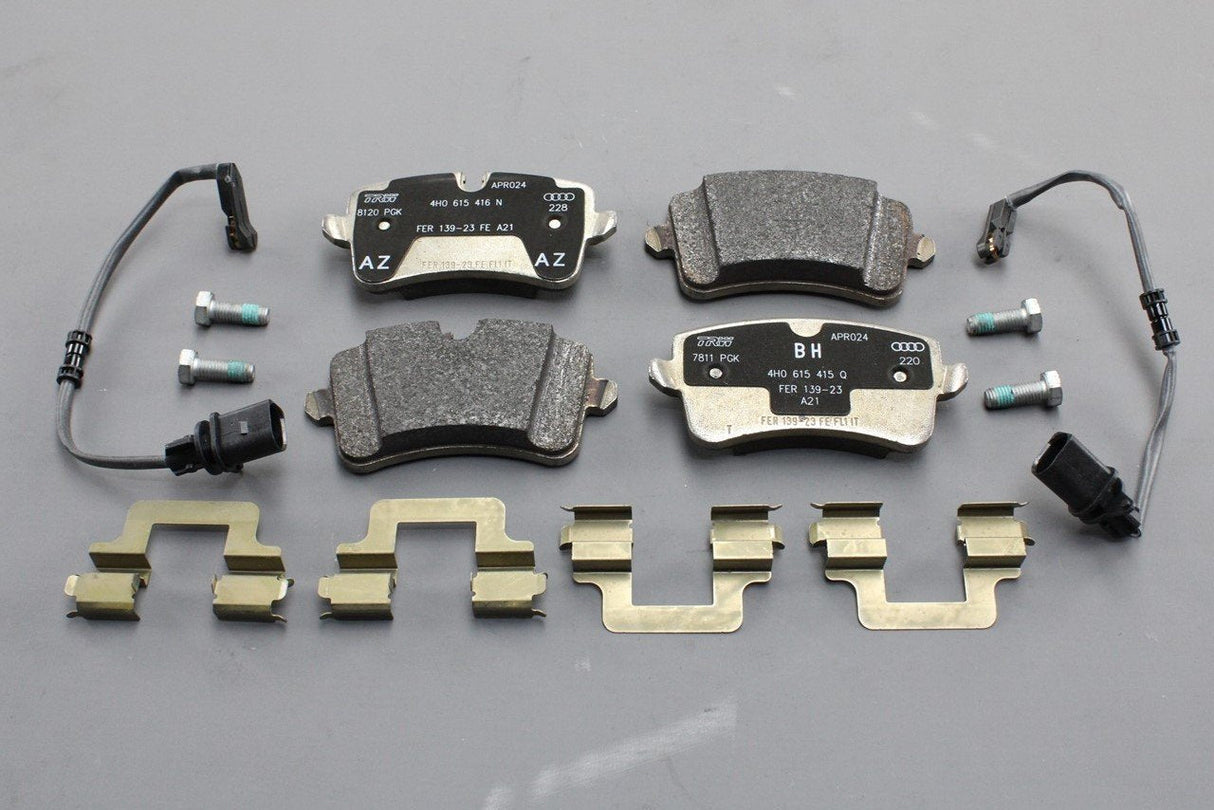 Audi A8 S8 2010-2017 brake pad set (rear) 4H0698451M