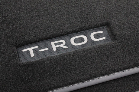 VW T-Roc Cabriolet front & rear premium carpet mats set 2GR061270 WGK