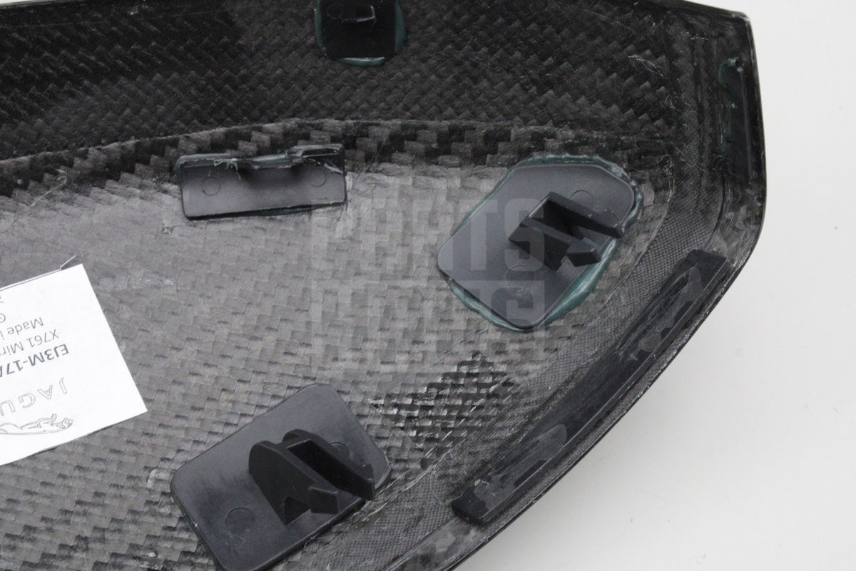 Jaguar E-Pace 17-on F-Pace carbon fibre wing mirror cap (left) T4A12341