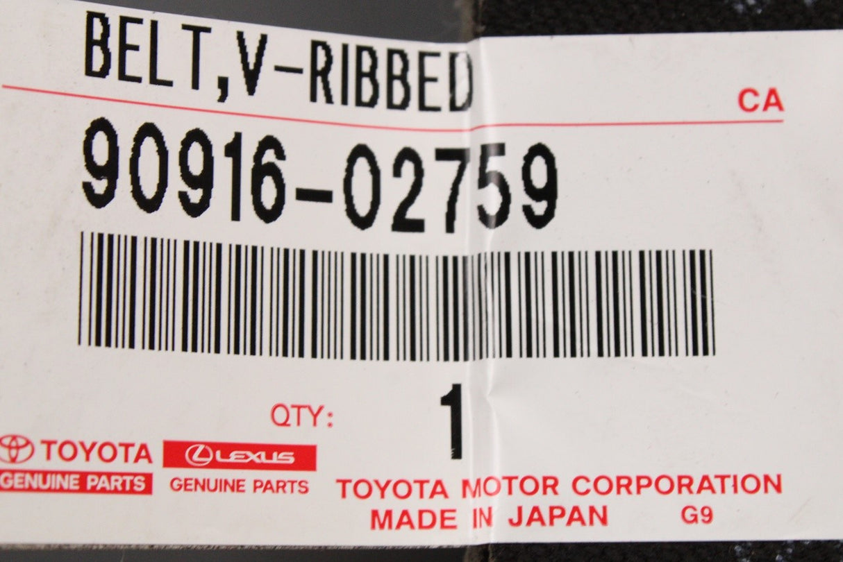 Toyota Land Cruiser Lexus LX570 2007-on auxiliary V-belt 90916-02759