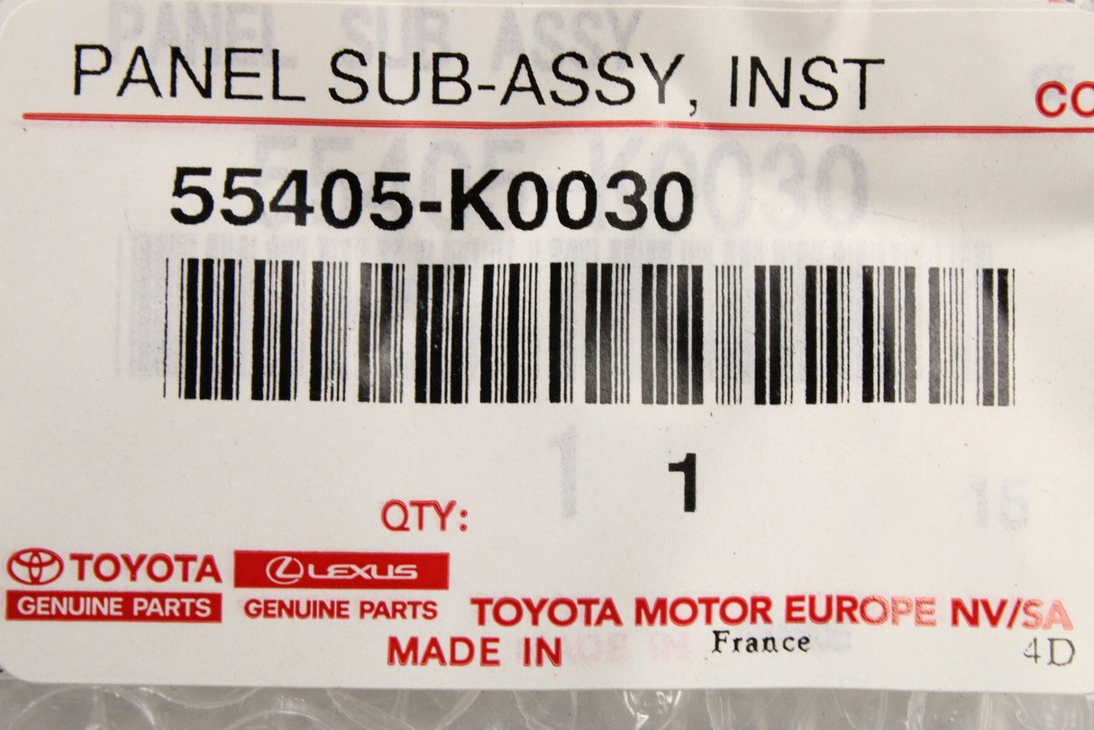 Toyota Yaris 20-on Yaris Cross 21-on stereo surround trim 55405-K0030